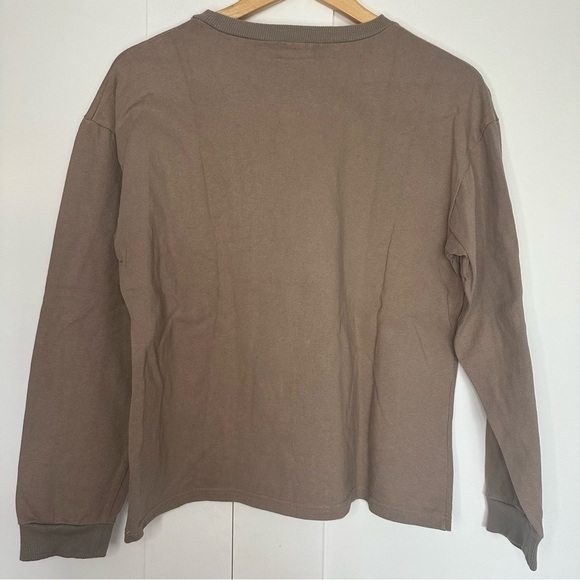 Merry Jenny long sleeve top Medium brown bear shirt Japan cottagecore girlhood - Picture 3 of 7